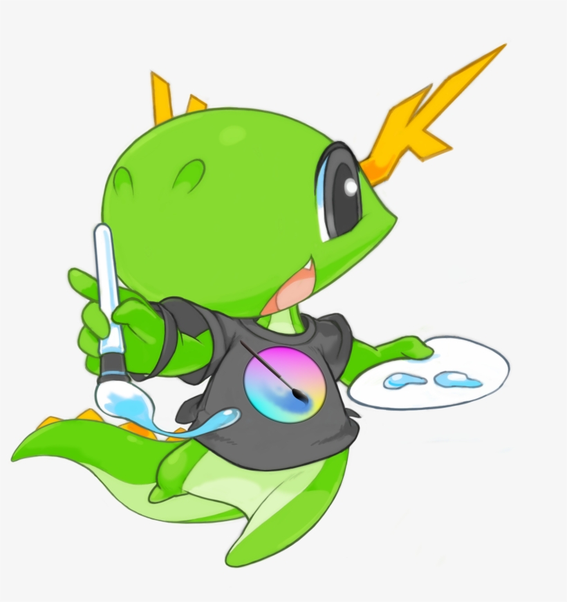 Mascot 20131006 Konqui T - Konqi, transparent png
