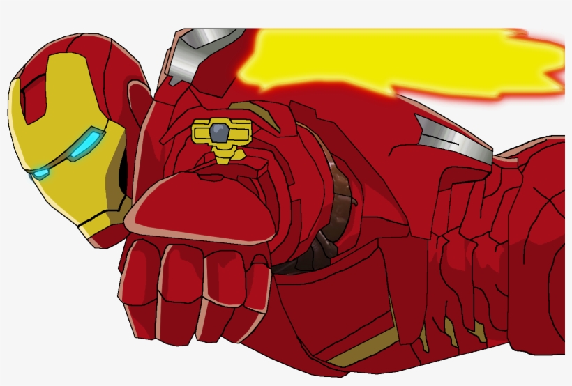 Iron Man Mark Vii About To Fire - Illustration, transparent png