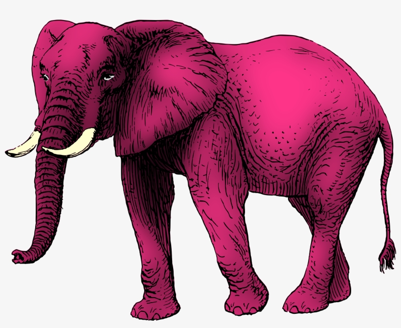 This Free Icons Png Design Of Pink Elephant, transparent png