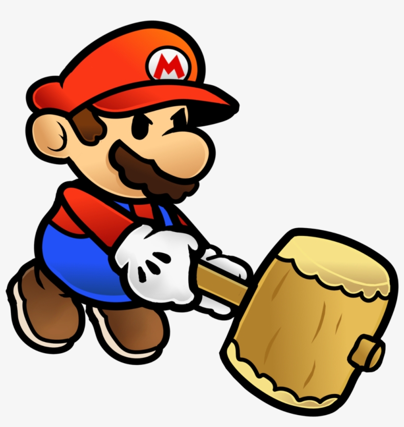 Super Mario Clipart Fist - Paper Mario: Sticker Star Nintendo, transparent png