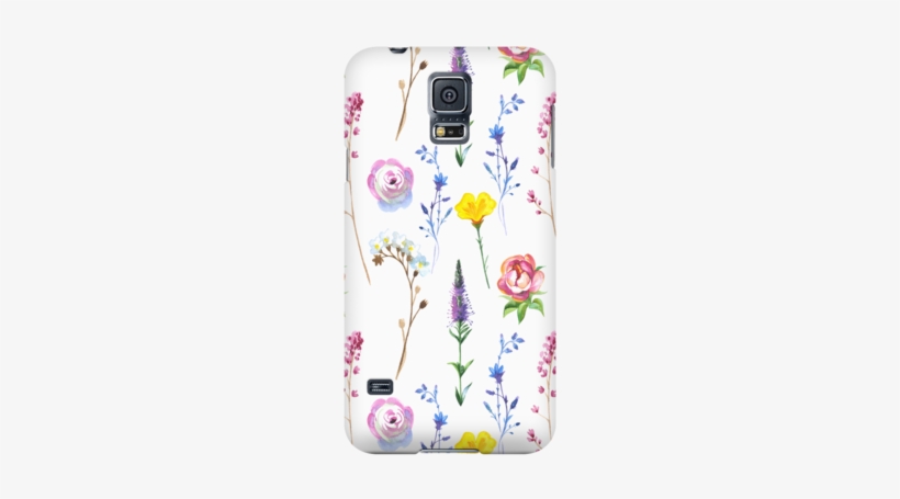 Watercolor Floral Cell Phone Case - Watercolor Painting, transparent png