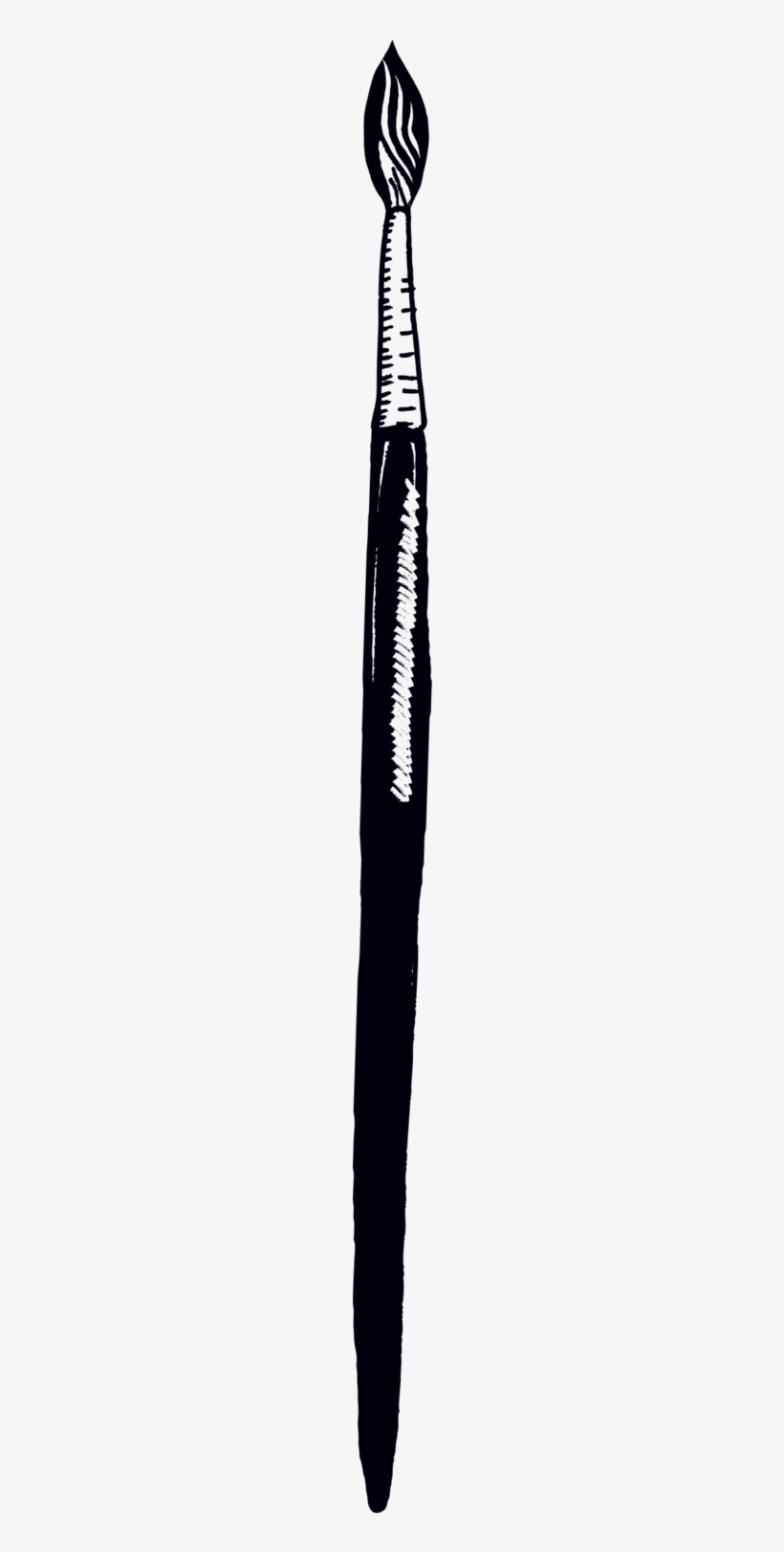 Round Paintbrush - Marking Tools, transparent png