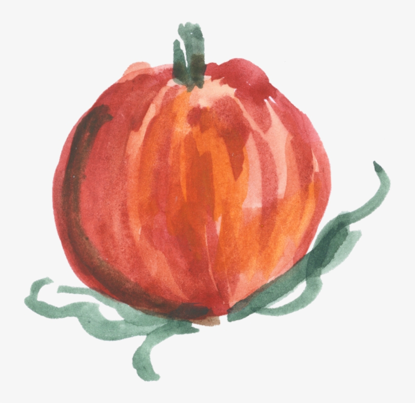 Trick Or Treat - Blue Pumpkins Watercolor Clipart, transparent png