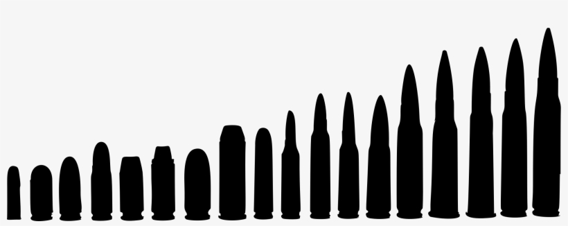 Big Image - Silhouette Bullet Clipart, transparent png