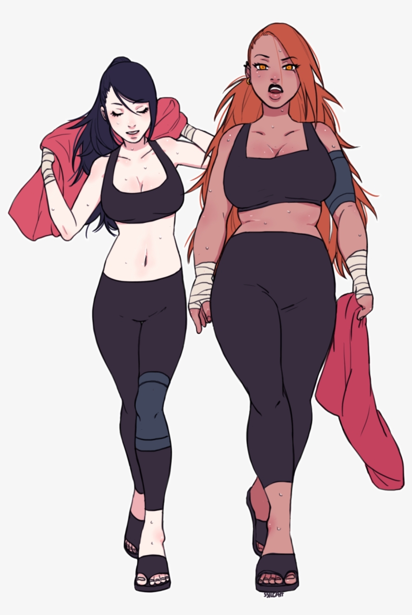 Sadara And Chouchou Working Out - Sarada And Chocho, transparent png