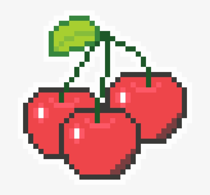 Cherry Logo, 8 Bit, Logo Design - Cherry Pixel Png, transparent png