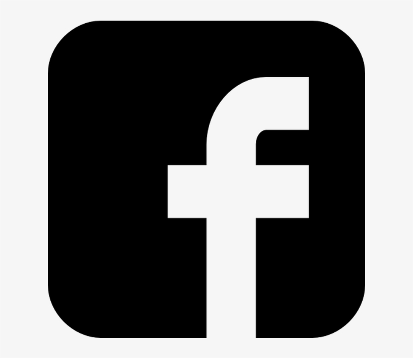 Facebook Logo Png Transparent Image - Facebook Logo Black, transparent png