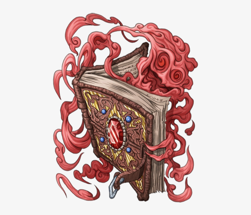 Clip Art Free Library Image Book Crimson Quiz Rpg The - Grimoire, transparent png