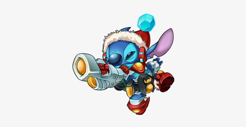 Santastitchgun - Disney Stitch Christmas Png, transparent png