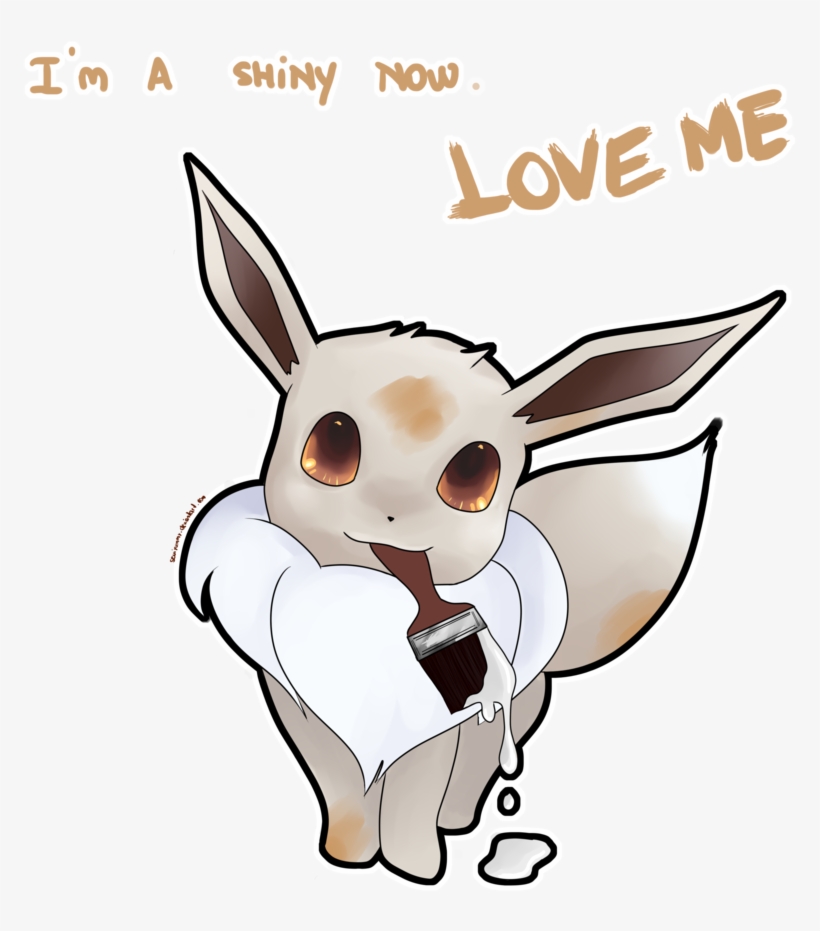 Eevee Drawing Love - Eevee I Love You, transparent png