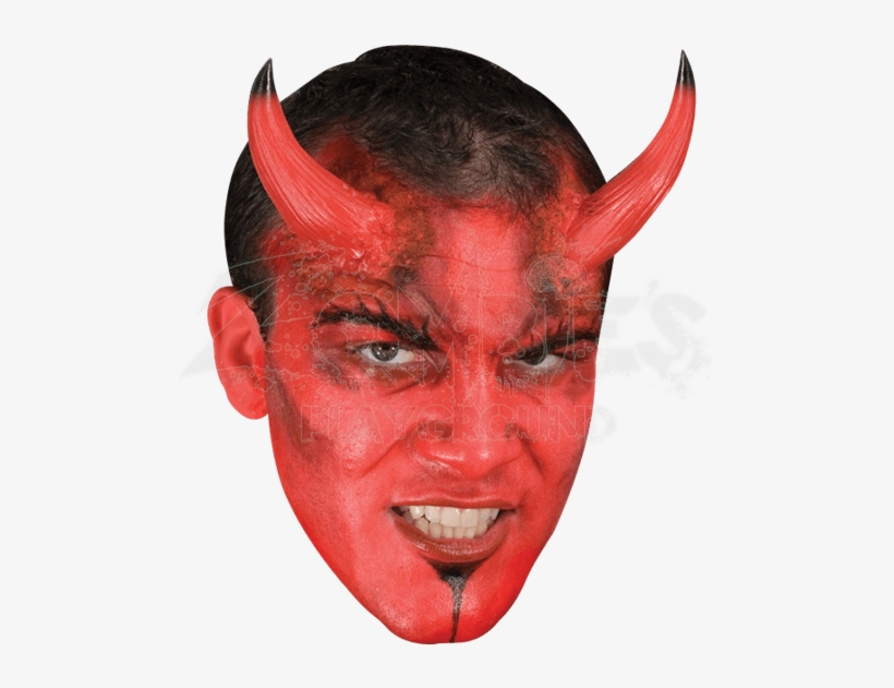 Large Devil Horns Prosthetic Devil Horns 550x550 PNG Download PNGkit
