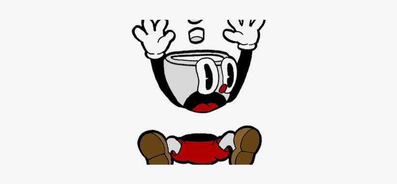 Take A Step Back In Time With Cuphead For Xbox One - Cuphead Getting Hit Transparent, transparent png