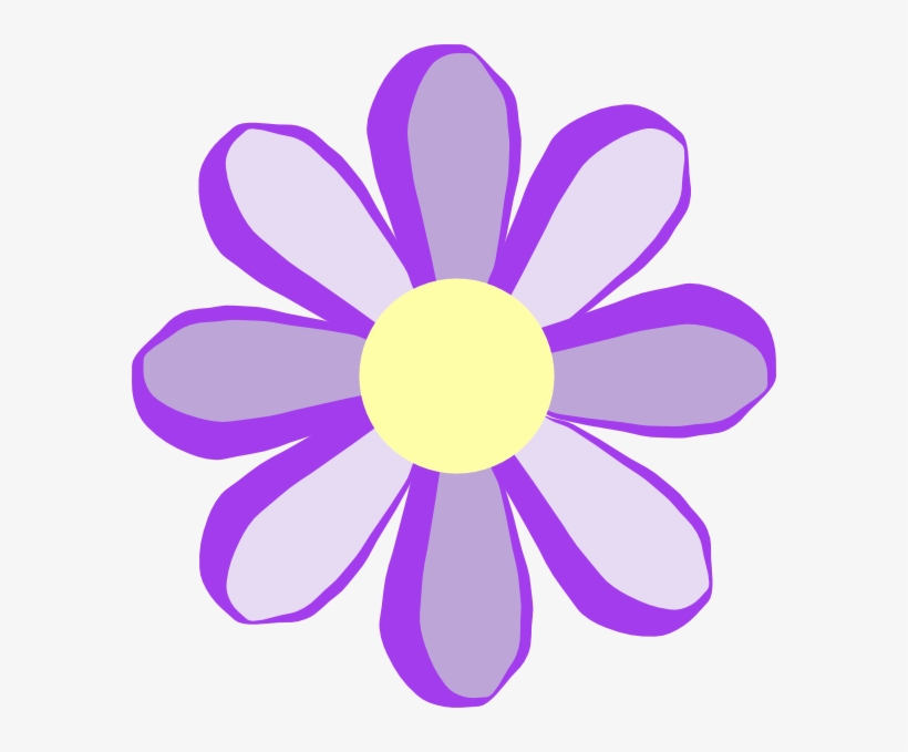 Purple Flower Clip Art At Clker - Flower Animation, transparent png