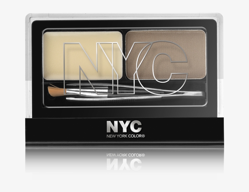 More Facts - Nyc Browser Brush-on Set For Perfect Eyebrows Color, transparent png