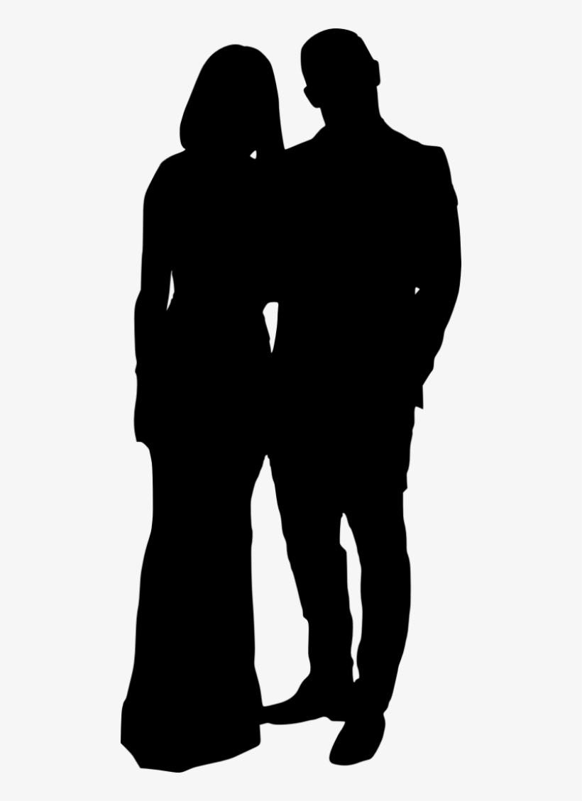 Png File Size - Transparent Couple Silhouette Png, transparent png
