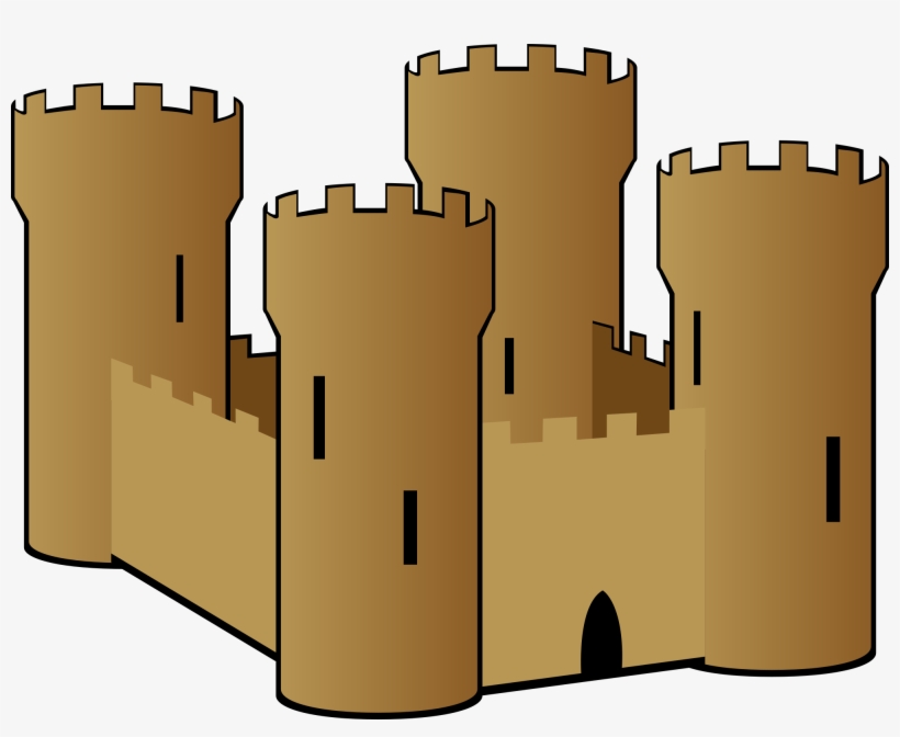 Free Sand Castle Clipart And Vector Image - Castelo De Areia Png, transparent png