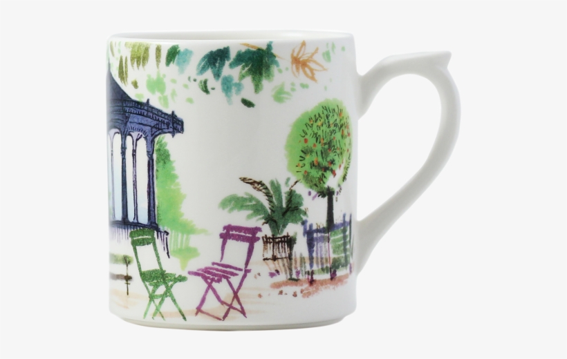 Mug - Paris - Gien France Jardins Extraordinaires Mug Paris 10 Oz, transparent png