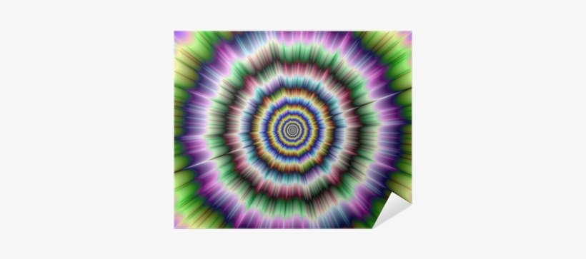 Color Explosion In Violet Green And White Poster • - Colour Explosion Art Print - Mini By Objowl, transparent png