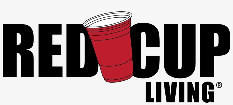 Ah The Ubiquitous Red Cup Seen At Frat Houses, Camp - Red Cup Living - 24 Oz. Cup With Lid & Straw -, transparent png