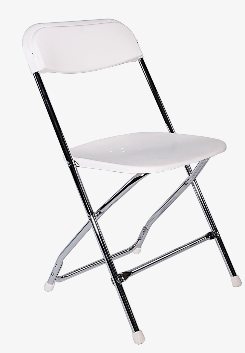 White Folding Chair - Folding Chair, transparent png