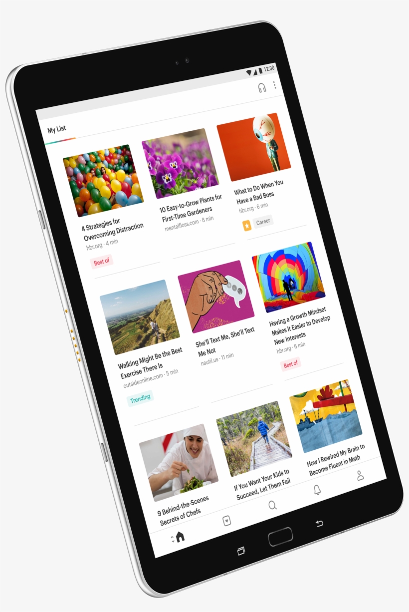Pocket Redesigns Its Mobile Apps To Emphasize Listening - Pocket, transparent png