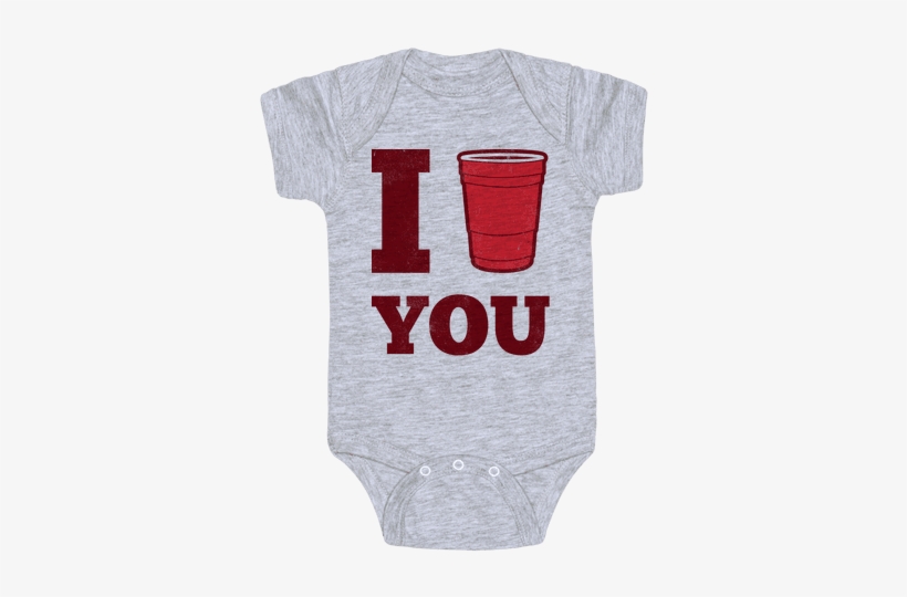 I Solo Cup You Baby Onesy - Baby Harry Potter Clothing, transparent png