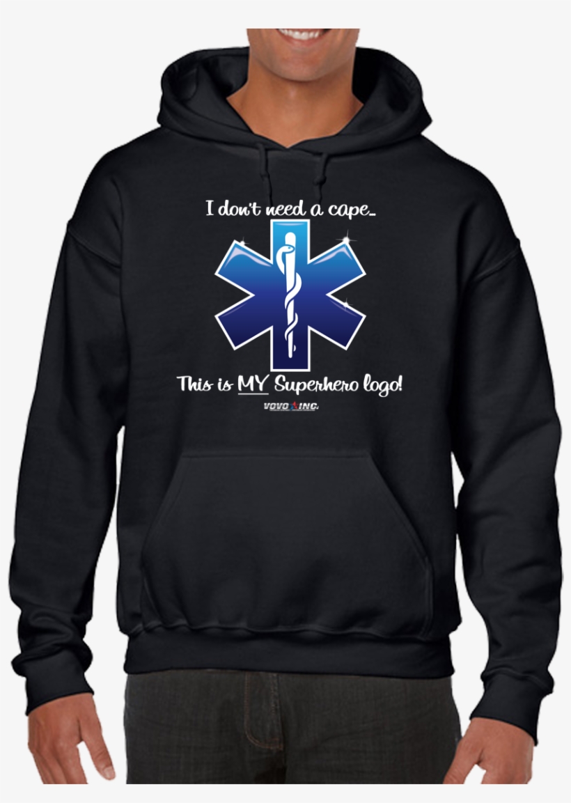 I Don't Need A Cape Superhero Emt Ems Star Of Life - Talking Heads Band Hoodie Hooded Sweatshirt Xs S M, transparent png