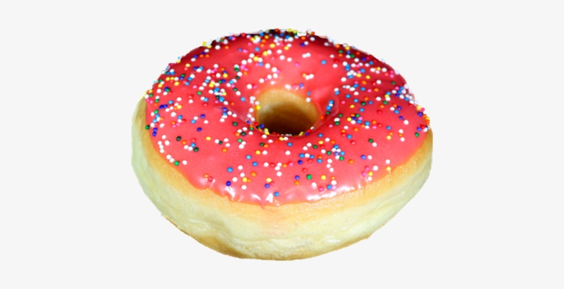 Strawberry Sprinkle - Ciambella, transparent png