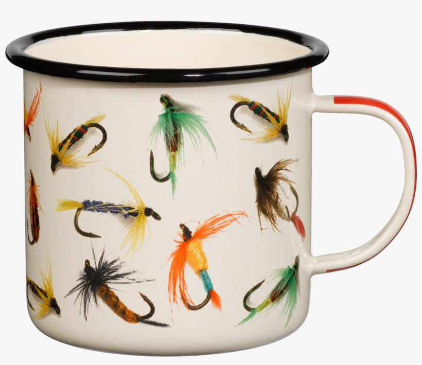 Enamel Mug With Flies, transparent png