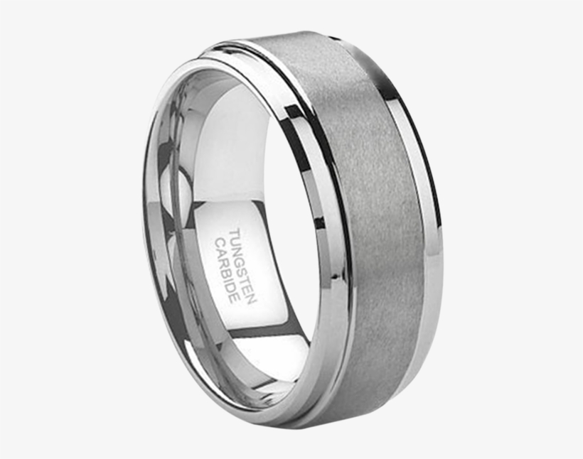 Tungsten Wedding Bands Brushed, transparent png