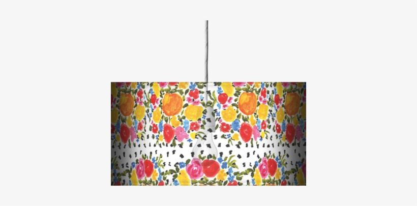 Lampshades Of Orange And Flowers By Bouffants & Broken - Orange, transparent png