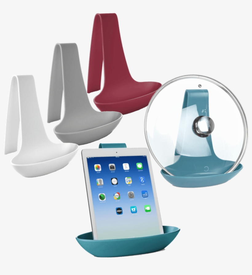 Curtis Stone Countertop Lid Rest & Tablet Holder - Smartphone, transparent png