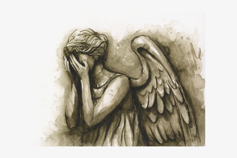 Bleed Area May Not Be Visible - Weeping Angels Art, transparent png