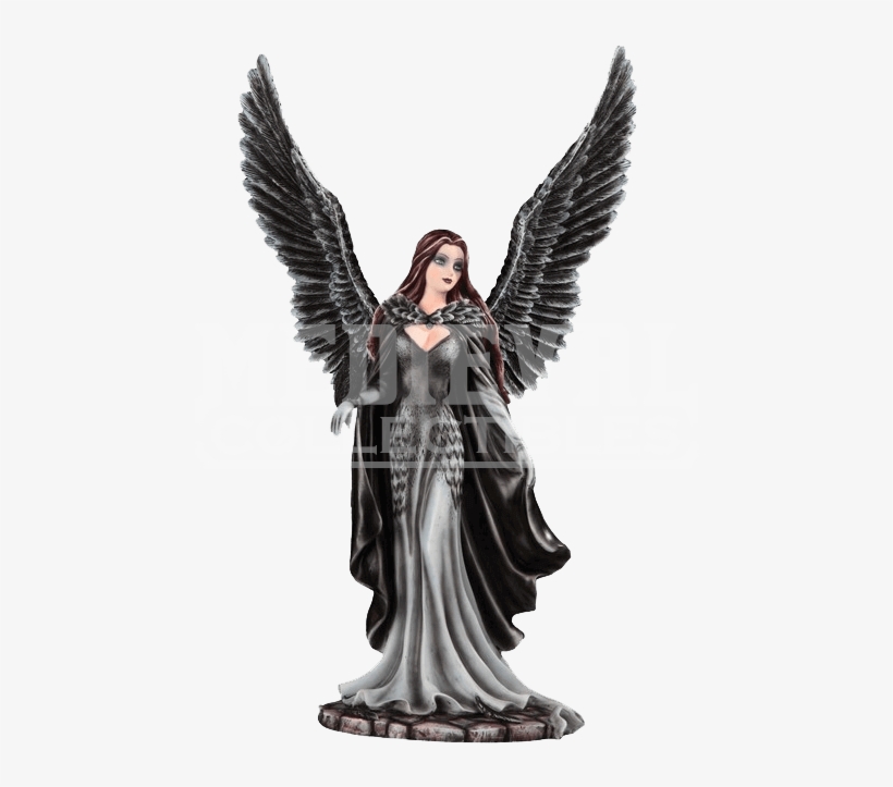 Elegant Dark Angel Statue - Transparent Png Dark Angel, transparent png