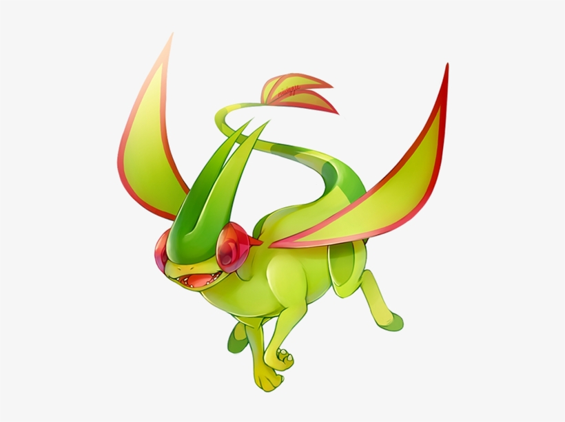 Flygon Render, transparent png
