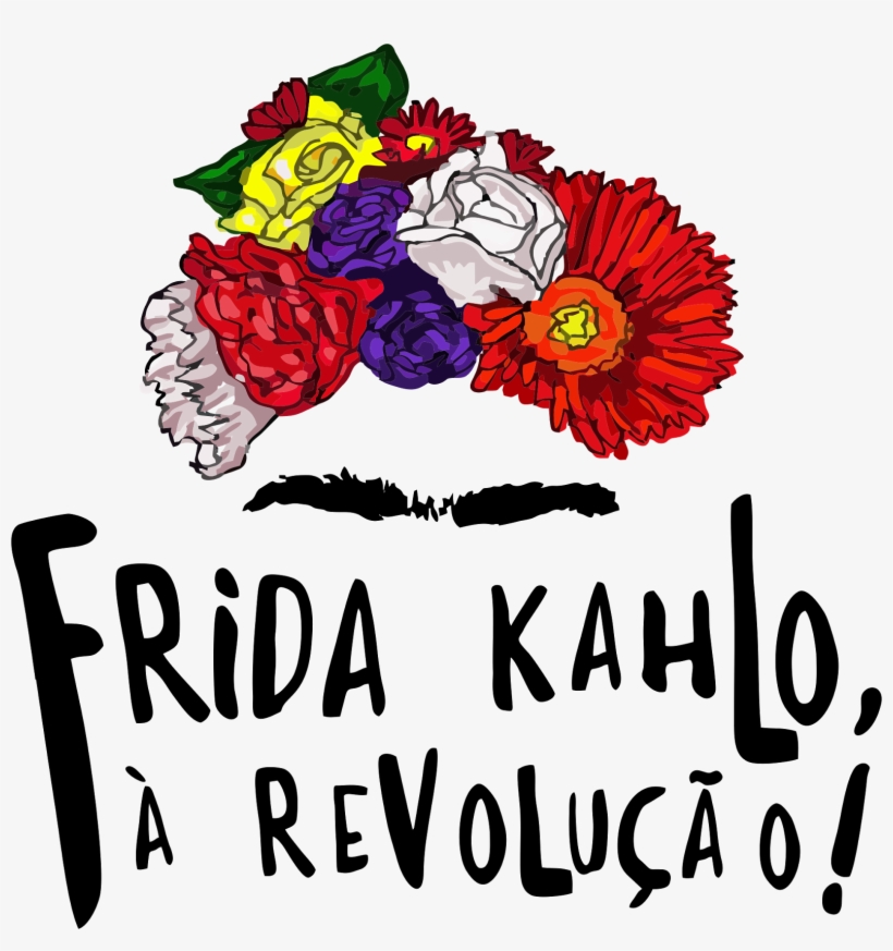 Postado Por Juçara Gaspar Às - Frida Kahlo Nome Preto E Branco, transparent png