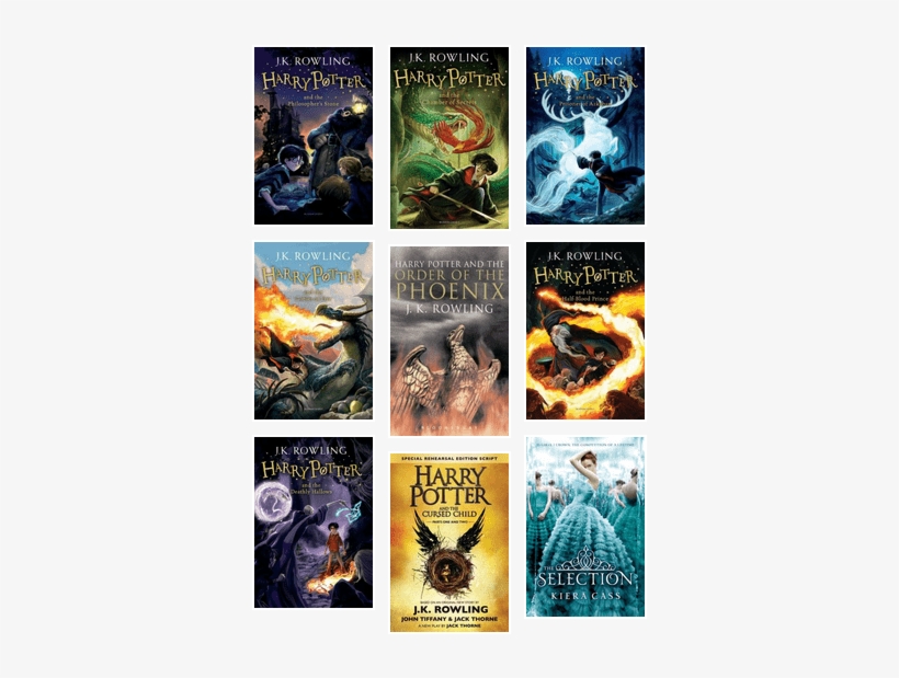 @sapphirereads Of The Hamilton Public Library's Teen - Harry Potter Books 1 7, transparent png