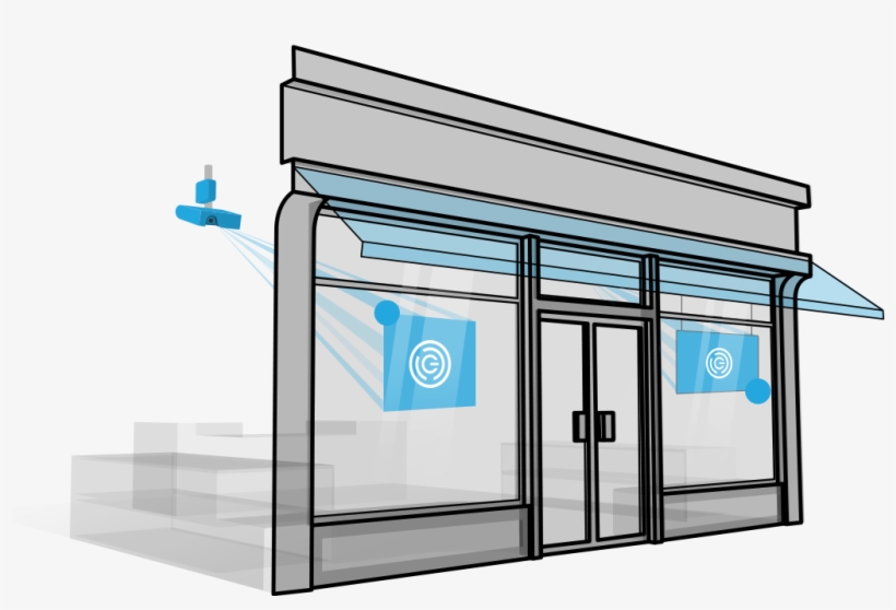 Glass Cling - Storefront Png, transparent png