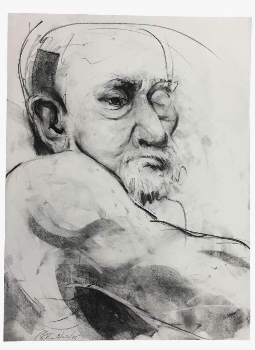 Rolando Rosler Black And White Portrait - Portrait, transparent png