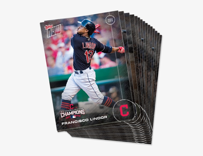 Cleveland Indians' Clincher Means New Topps Now Team - Primary Key, transparent png