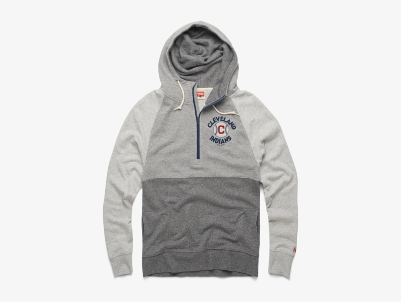 Cleveland Indians Baseball Power Zip Mlb Retro Hooded - Hoodie, transparent png