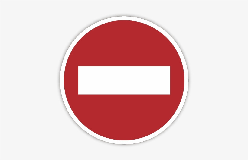 Prohibido-acceder - Panneau De Signalisation, transparent png