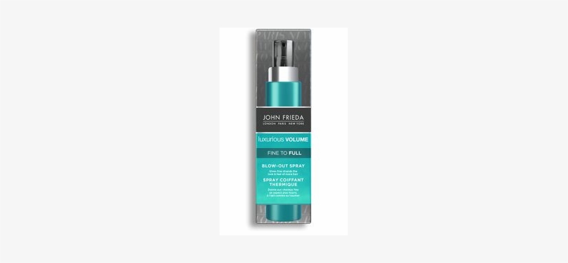 Front - John Frieda Luxurious Volume Blow Out Spray, Fine To, transparent png
