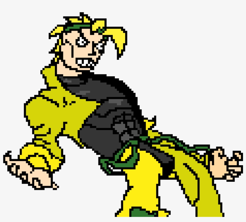 D I O - Dio Pixel Art, transparent png