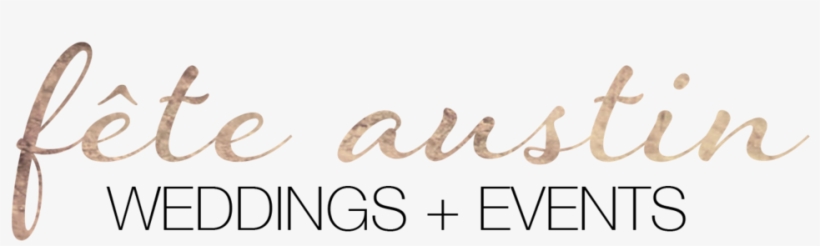 Fête Austin Logo Rose Gold Texture - Austin, transparent png