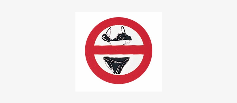 Pvc Sticker No Swimsuits - Lalizas Sticker No Swimsuits 135 Mm, transparent png