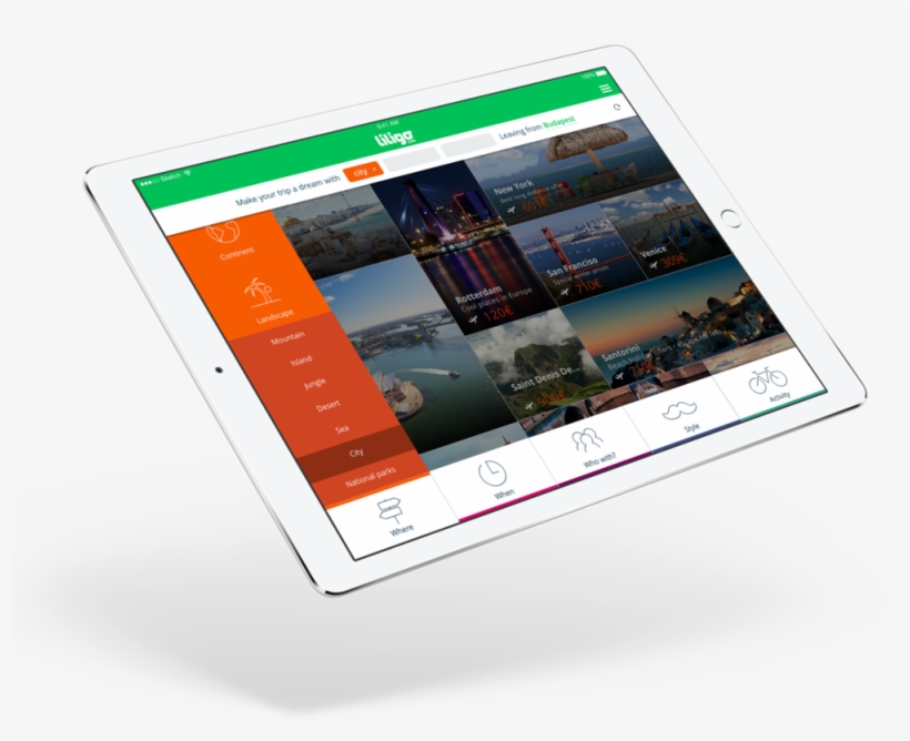 002 I Pad Landscape - Liligo.com, transparent png
