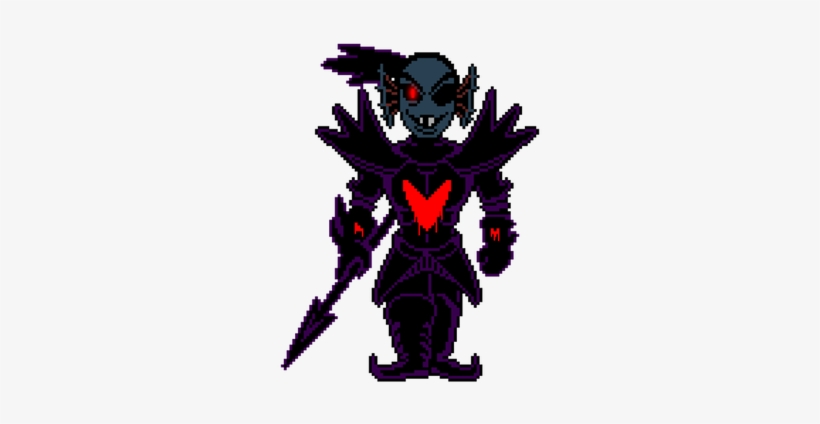 Undyne - Dark Undyne, transparent png
