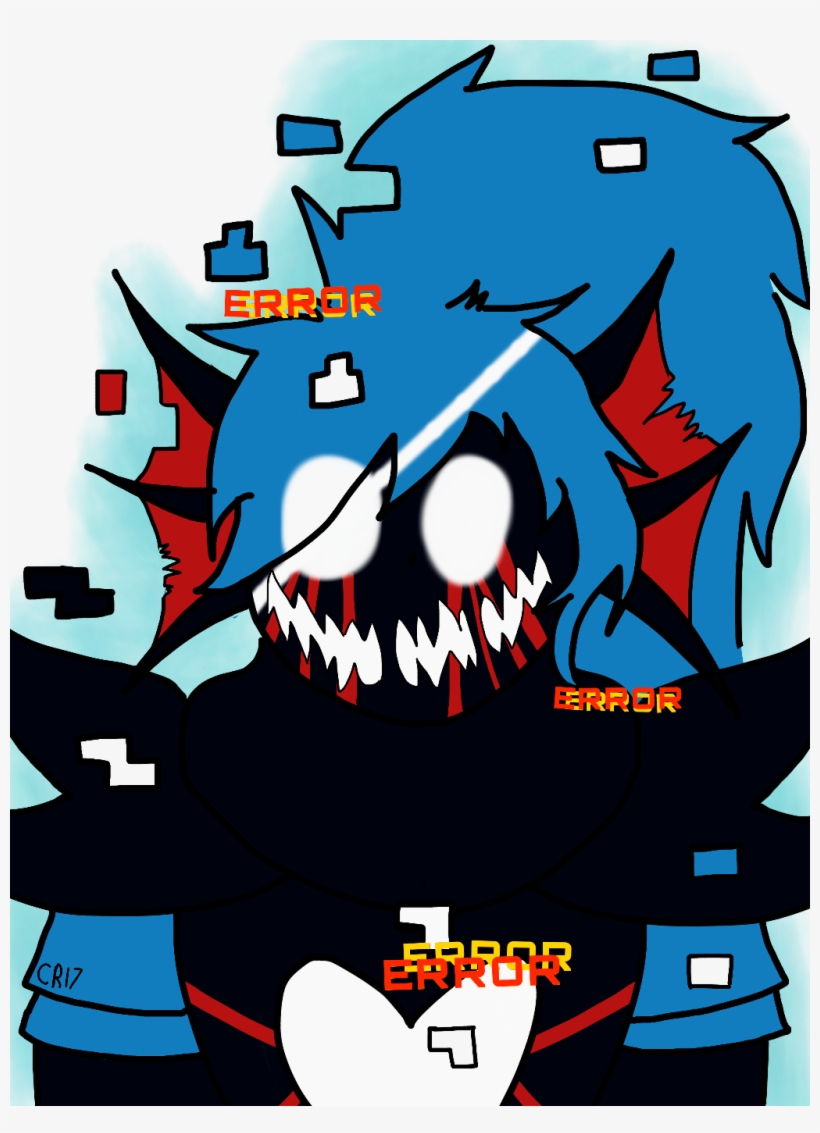 Done Heres Your Request Of Error Undyne, @madm - Undertale Error Undyne, transparent png