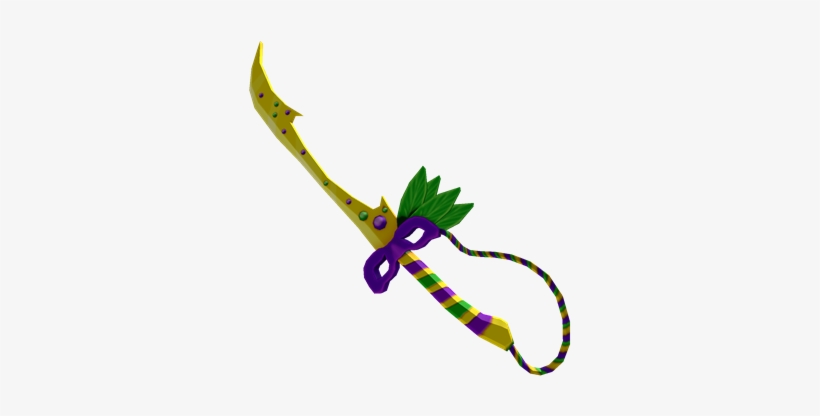 Mardi Gras Sword - Thumbnail, transparent png
